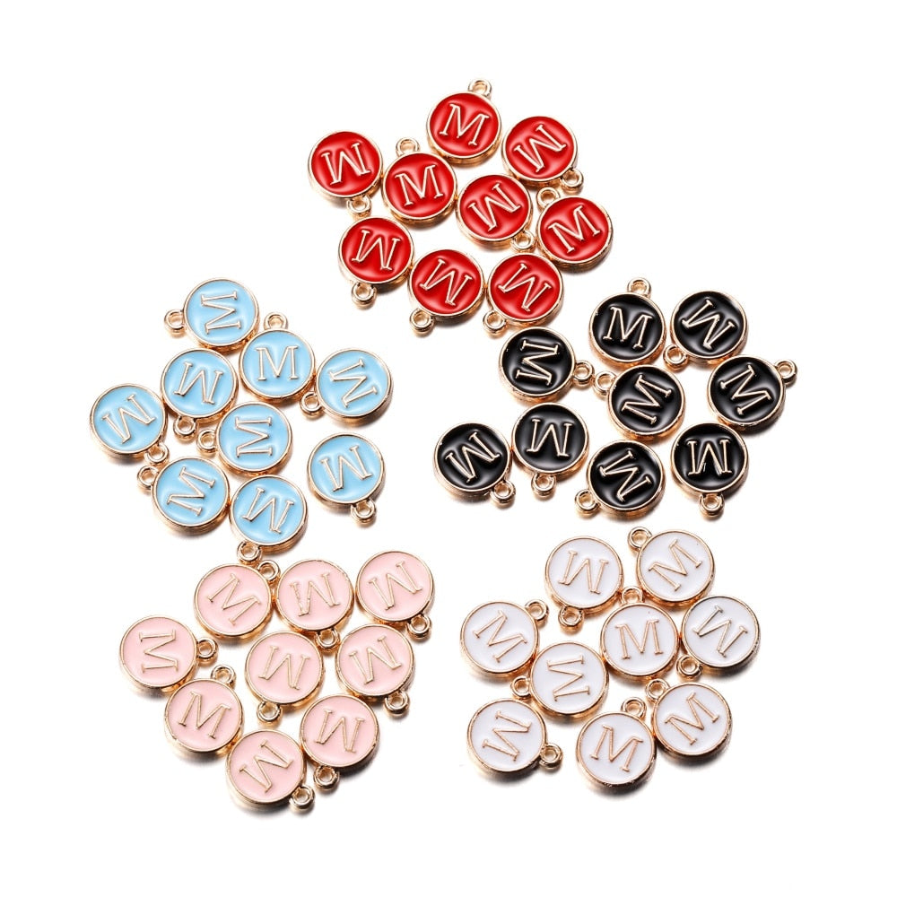 20-26pcs A-Z Letter Alphabet Charms Pendants