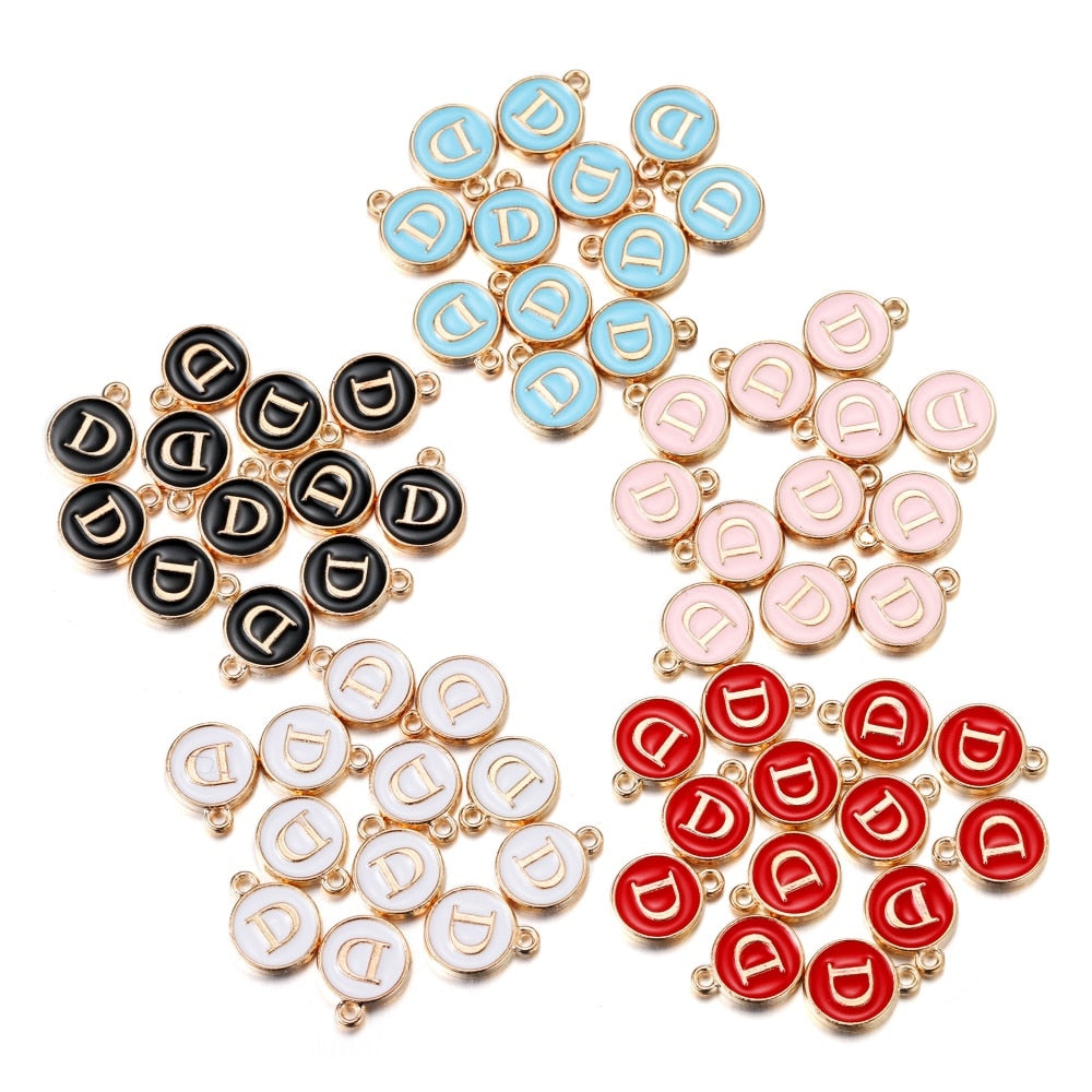 20-26pcs A-Z Letter Alphabet Charms Pendants