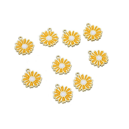 Blumenanhänger im Mix-Stil, 10 Stück