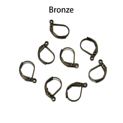 Wire Base French Lever Back Earring Hooks, 50pcs