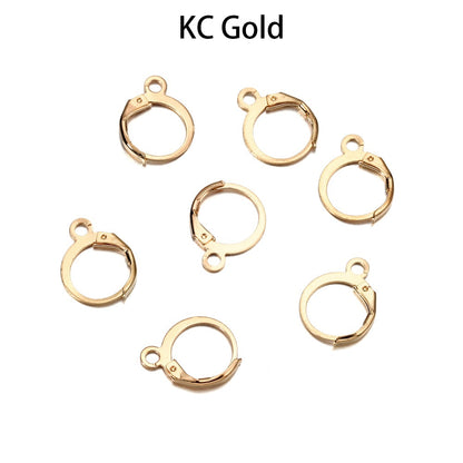 Wire Base French Lever Back Earring Hooks, 50pcs