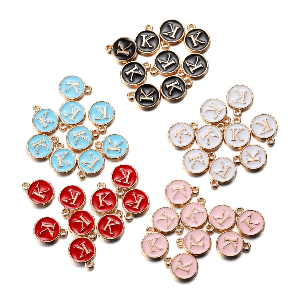 20-26pcs A-Z Letter Alphabet Charms Pendants