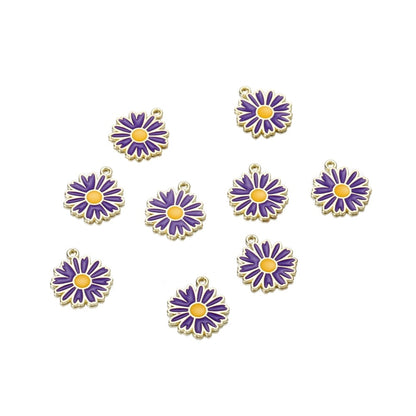Blumenanhänger im Mix-Stil, 10 Stück