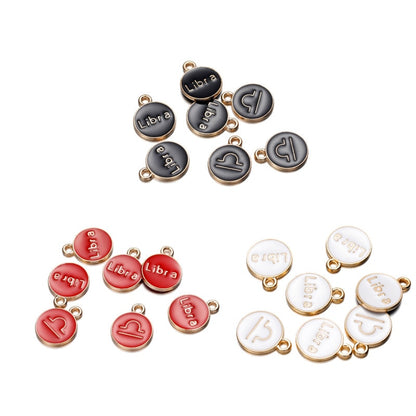 Zodiac Signs Pendant, 12 pcs