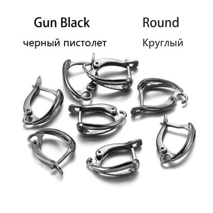 Open Loop French Lever Back Earring Hooks, 6-12Pcs