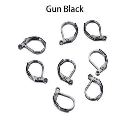 Wire Base French Lever Back Earring Hooks, 50pcs