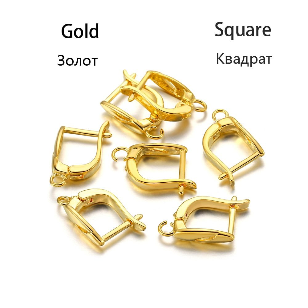 Open Loop French Lever Back Earring Hooks, 6-12Pcs