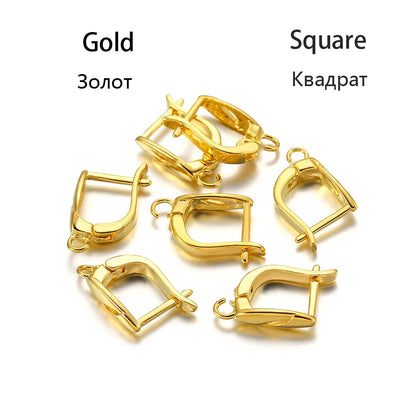 Open Loop French Lever Back Earring Hooks, 6-12Pcs