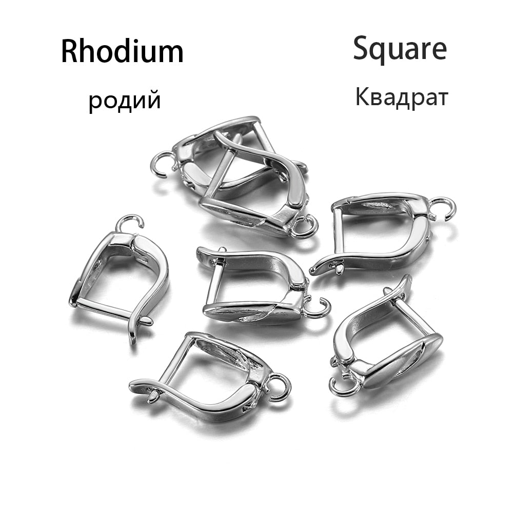 Open Loop French Lever Back Earring Hooks, 6-12Pcs