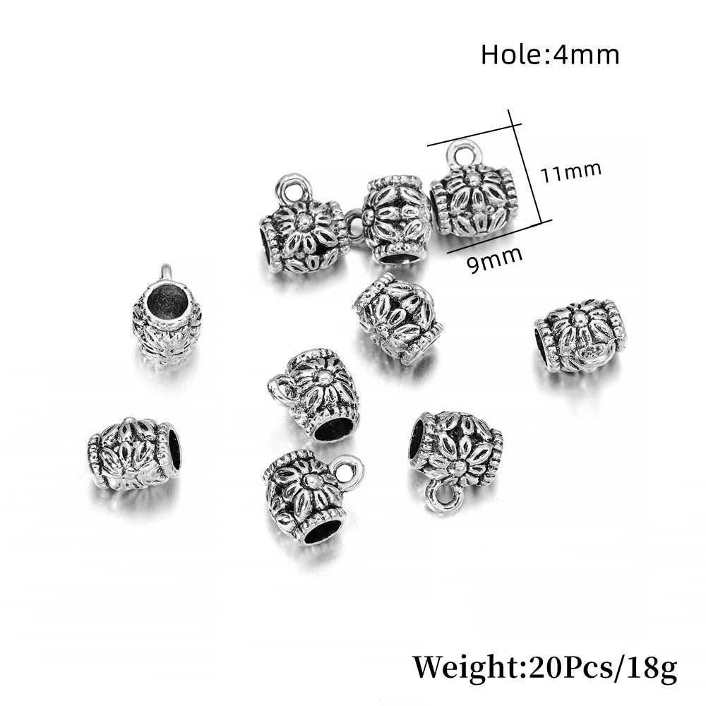 Antique Connector Clip Bail Beads, 20pcs/lot