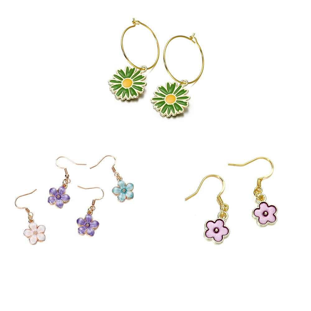 Blumenanhänger im Mix-Stil, 10 Stück