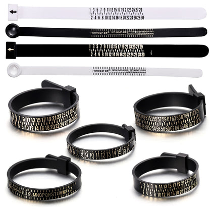 UK/US Official Ring Sizer for Men & Women, Sizes A-Z