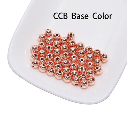 30-400pcs Round Spacer CCB Bead