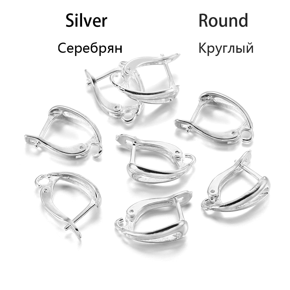 Open Loop French Lever Back Earring Hooks, 6-12Pcs
