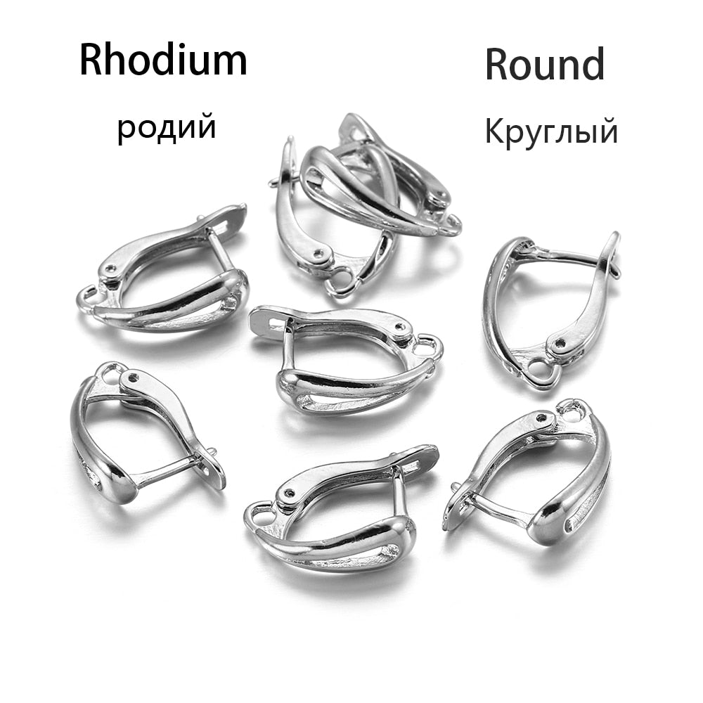 Open Loop French Lever Back Earring Hooks, 6-12Pcs