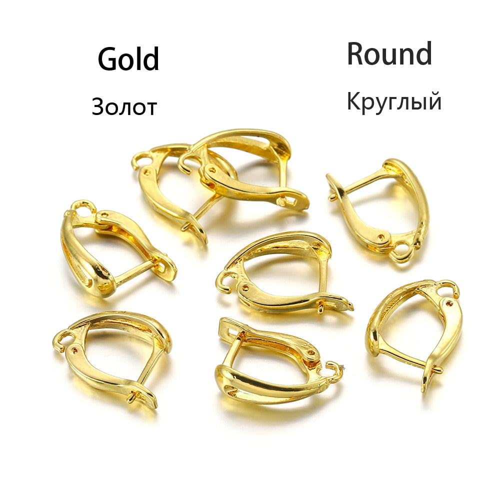 Open Loop French Lever Back Earring Hooks, 6-12Pcs