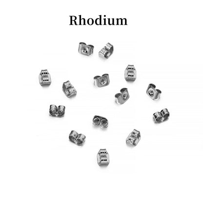 Butterfly Ear Stopper Earring Backs, 200pcs