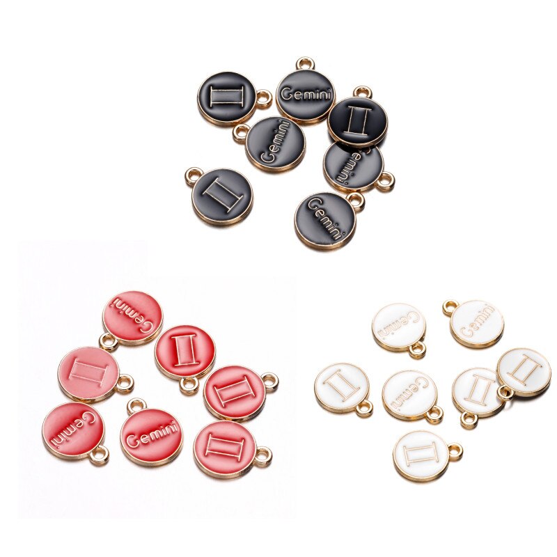 Zodiac Signs Pendant, 12 pcs