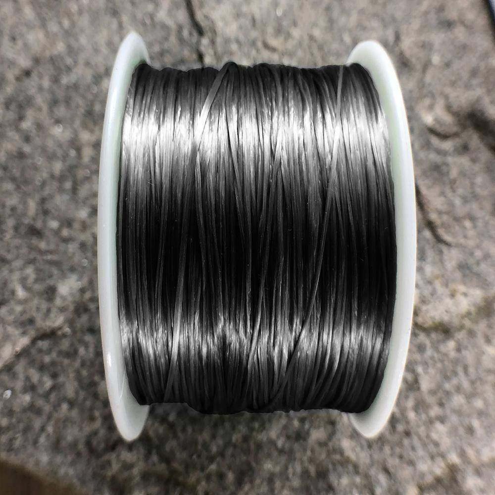 Black Strong Stretchy Elastic String 