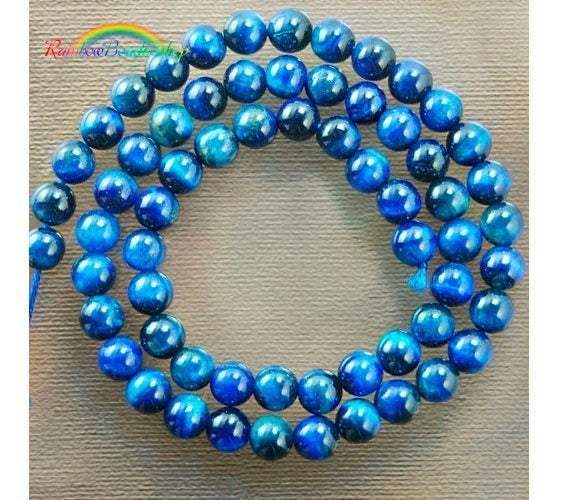Blue Tiger Eye Beads, Gemstone Beads, Jewelry Round Spacer Stone Beads, 4mm 6mm 8mm 10mm 12mm beads  15''5 Full Strand 