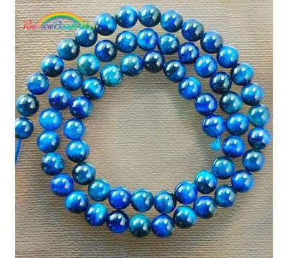Blue Tiger Eye Beads, Gemstone Beads, Jewelry Round Spacer Stone Beads, 4mm 6mm 8mm 10mm 12mm beads  15''5 Full Strand 