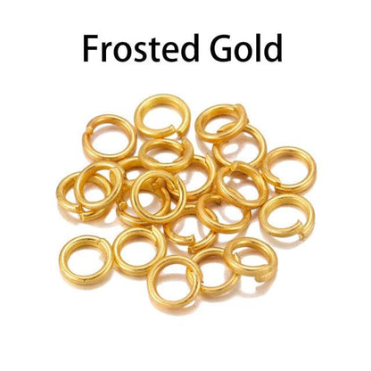 Jump Split Rings,  4 5 6 8 10 mm, 50-200pcs/lot 