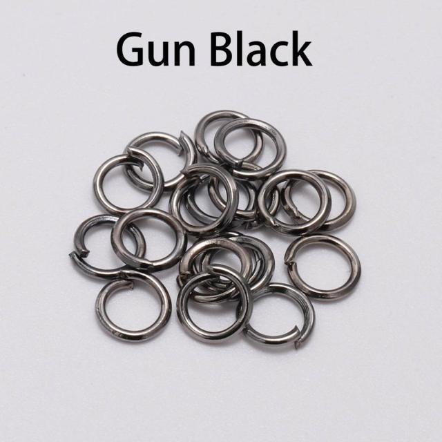 Jump Split Rings,  4 5 6 8 10 mm, 50-200pcs/lot 