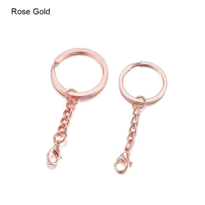 Key Ring With Eye Screws with Key Chain, 10/20pcs 