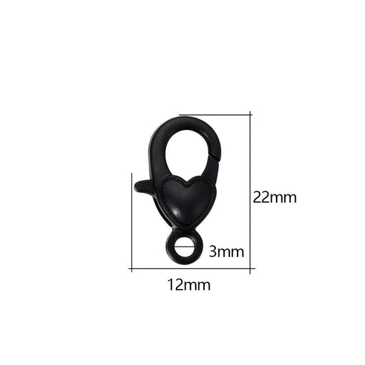 Love Key Chain Ring Lobster Clasp 