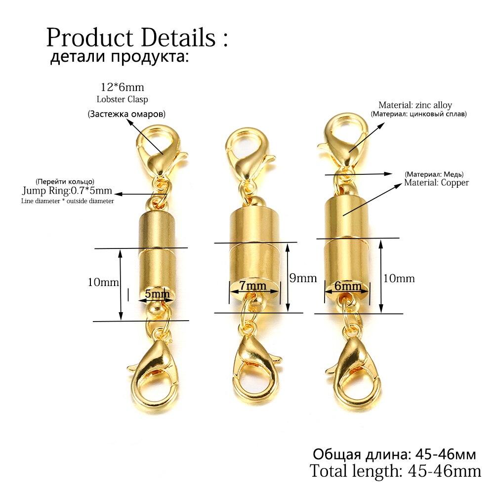Magnetic Clasps With Lobster Clasp 