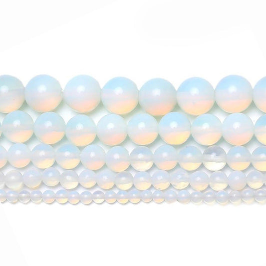 Moonstone Beads, Opalite Gemstone Beads, 4-12mm 