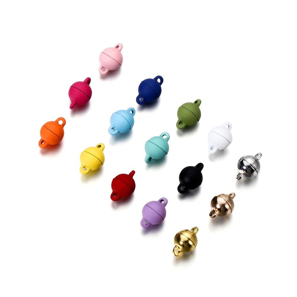 Multicolor Round Magnetic Clasps 