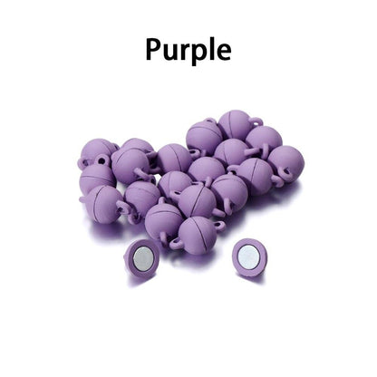 Multicolor Round Magnetic Clasps 