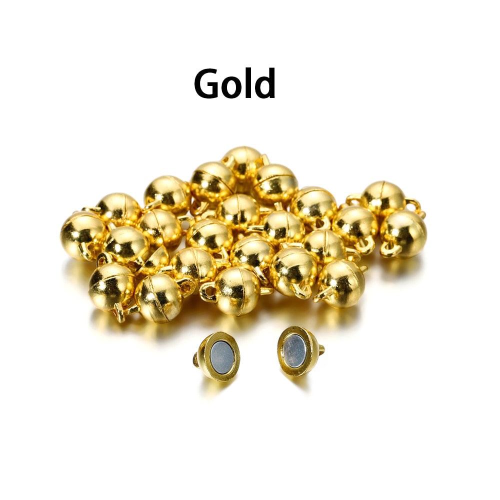 Multicolor Round Magnetic Clasps 
