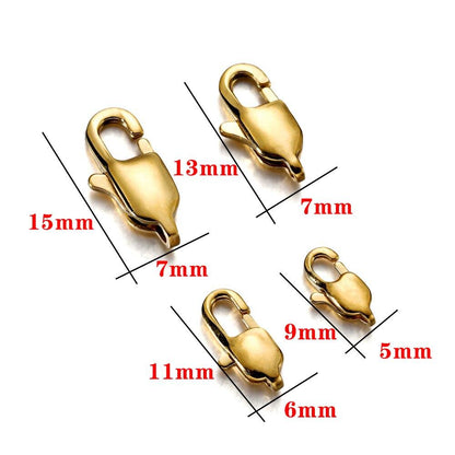 Swivel Lobster Clasp, Stainless Steel 