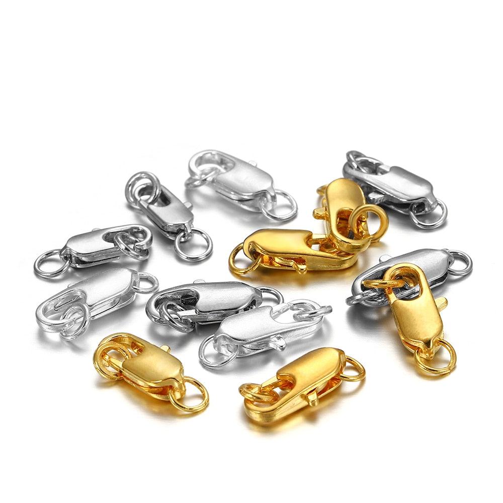 Swivel Lobster Clasp, With Open Jump Ring 